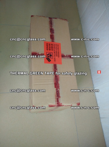 PET GREEN TAPE for EVALAM EVASAFE COOLSAFE EVAFORCE safety glazing (5)